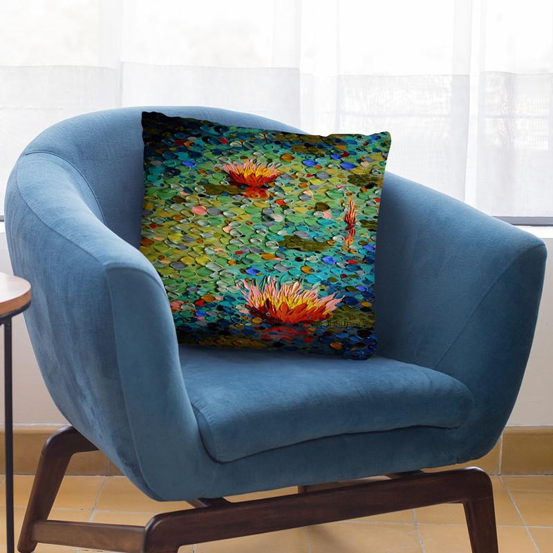 Summertime Glory Throw Pillow By Dena Tollefson