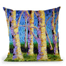 The Lyrical Garden Throw Pillow By Dena Tollefson