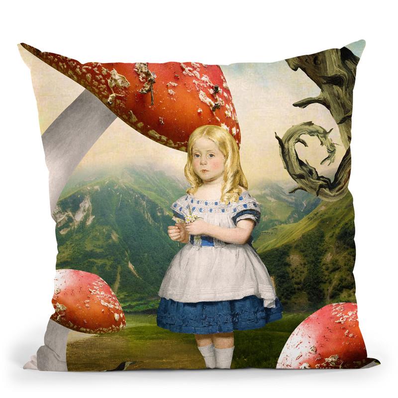 Alice Throw Pillow By Diogo Verissimo