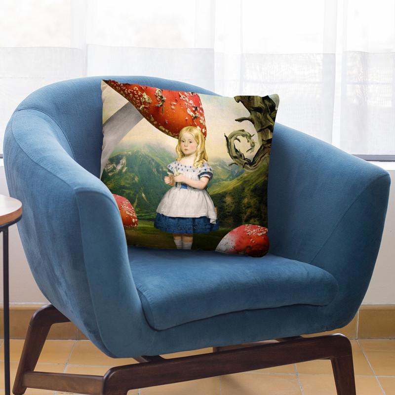 Alice Throw Pillow By Diogo Verissimo