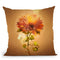 Autumn Flower Throw Pillow By Diogo Verissimo
