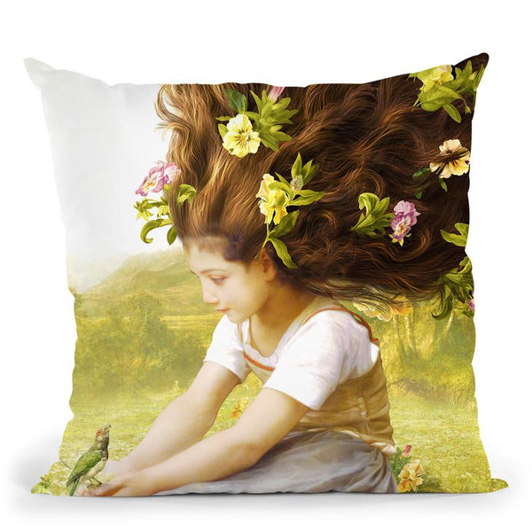 Bird Of Hope Throw Pillow By Diogo Verissimo