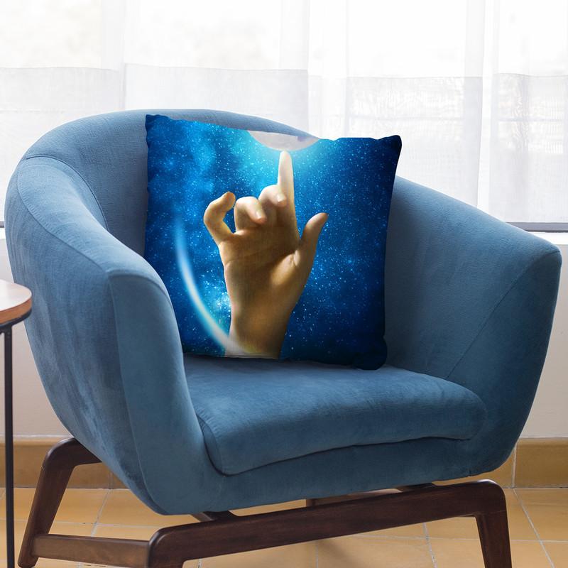 Cosmic Balance Throw Pillow By Diogo Verissimo