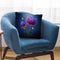 Cosmic Flower Throw Pillow By Diogo Verissimo