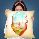 Dancing Heart Throw Pillow By Diogo Verissimo