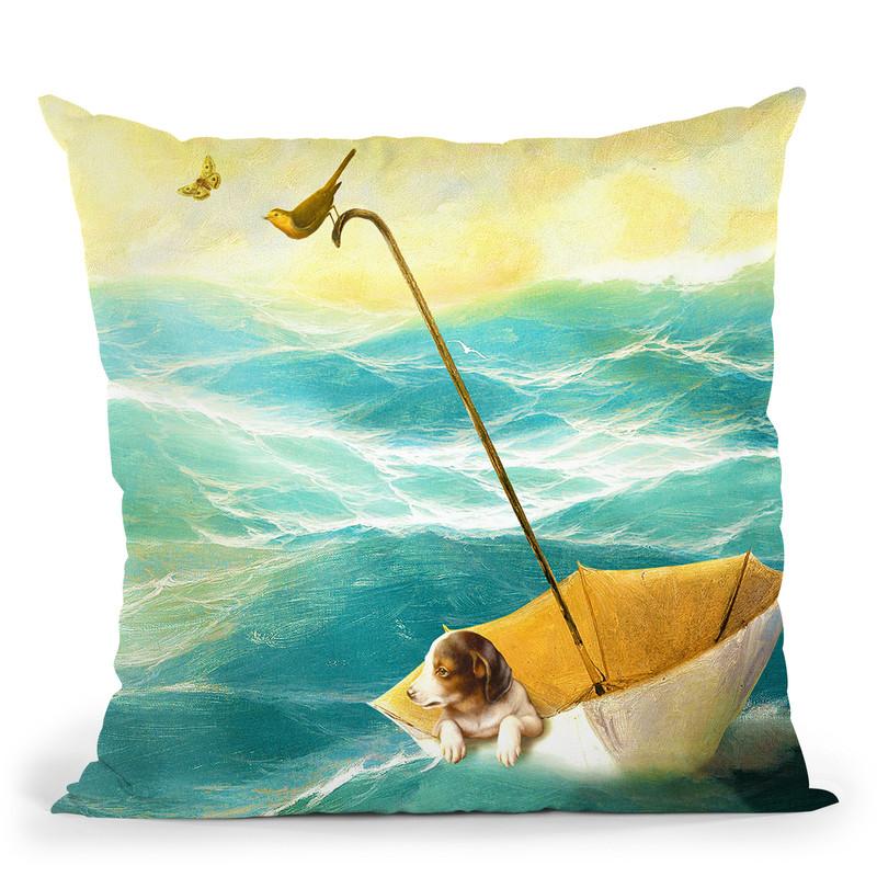 Drifting Away Throw Pillow By Diogo Verissimo