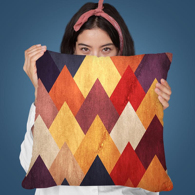 Eccentric Montains Throw Pillow By Diogo Verissimo