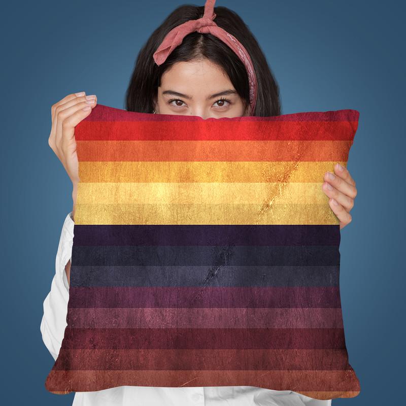 Eccentric Spectrum Throw Pillow By Diogo Verissimo