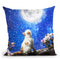 Feline Night Throw Pillow By Diogo Verissimo