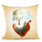 Floating Heart Throw Pillow By Diogo Verissimo