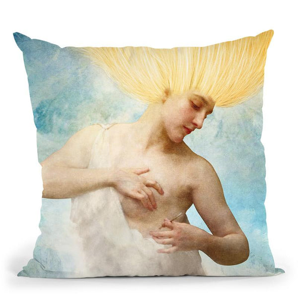 Morning Glory Throw Pillow By Diogo Verissimo