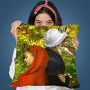 Red Riding Hood Throw Pillow By Diogo Verissimo
