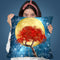 Swing Under A Golden Moonlight Throw Pillow By Diogo Verissimo