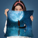 The Moon And Me Throw Pillow By Diogo Verissimo