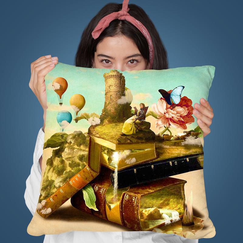 To Lands Away Throw Pillow By Diogo Verissimo