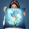 Winter Flower Throw Pillow By Diogo Verissimo