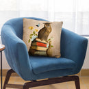 Wise Owl Throw Pillow By Diogo Verissimo