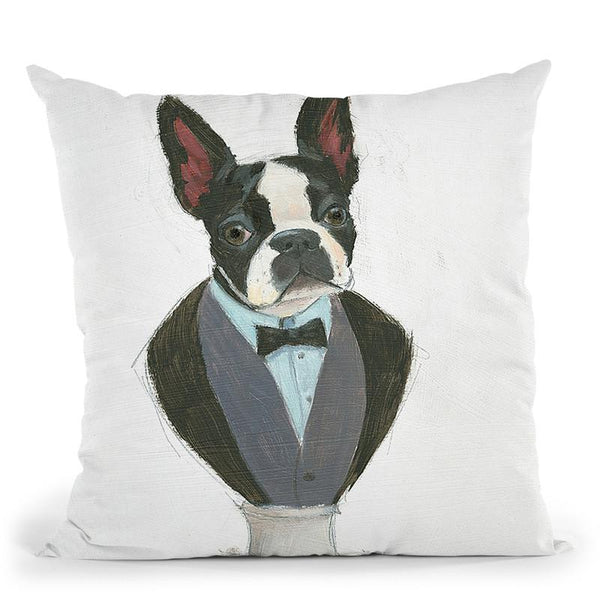 Canine Couture I Throw Pillow By Emily Adams