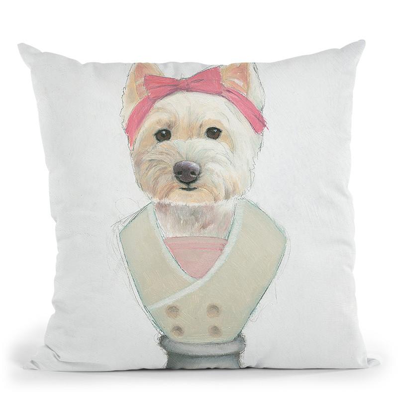 Canine Couture Ii Throw Pillow By Emily Adams