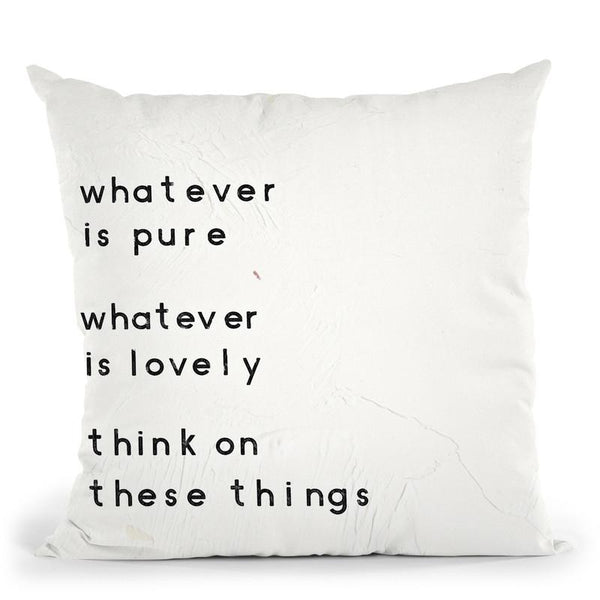Words Of Encouragement Iv Throw Pillow By Emily Adams