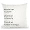 Words Of Encouragement Iv Throw Pillow By Emily Adams
