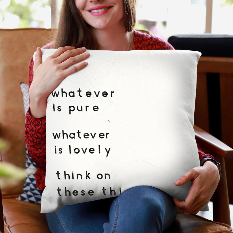 Words Of Encouragement Iv Throw Pillow By Emily Adams