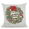 Christmas Critters Ii Throw Pillow By Emily Adams