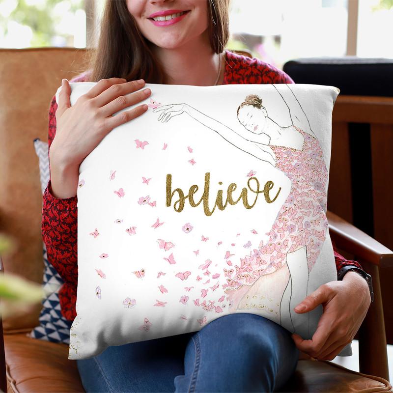 Dream Dancer Throw Pillow By Emily Adams
