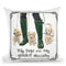 Furry Fashion Friends I My Dogs Throw Pillow By Emily Adams