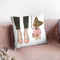 Furry Fashion Friends Iii Throw Pillow By Emily Adams