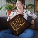 Shoe Fetish Quotes Vi Dark 12X12 Throw Pillow By Emily Adams