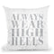 Shoe Fetish Quotes Ii Light Silver Throw Pillow By Emily Adams