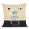 Le Bark Square 12X12 Throw Pillow By Emily Adams