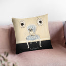 Le Bark Square 12X12 Throw Pillow By Emily Adams