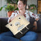 Le Bark Square 12X12 Throw Pillow By Emily Adams