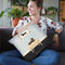 La Grrr Throw Pillow By Emily Adams