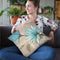 In Motion Iii Throw Pillow By Emily Adams