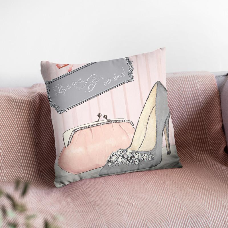 From Emilys Closet Ii Throw Pillow By Emily Adams