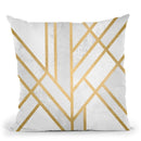 Art Deco Geometry Throw Pillow By Elisabeth Fedrikson