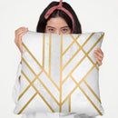 Art Deco Geometry Throw Pillow By Elisabeth Fedrikson