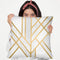Art Deco Geometry Throw Pillow By Elisabeth Fedrikson