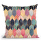 Colorful Stained Glass Throw Pillow By Elisabeth Fedrikson