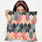 Colorful Stained Glass Throw Pillow By Elisabeth Fedrikson