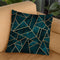 Deep Teal Stone Throw Pillow By Elisabeth Fedrikson