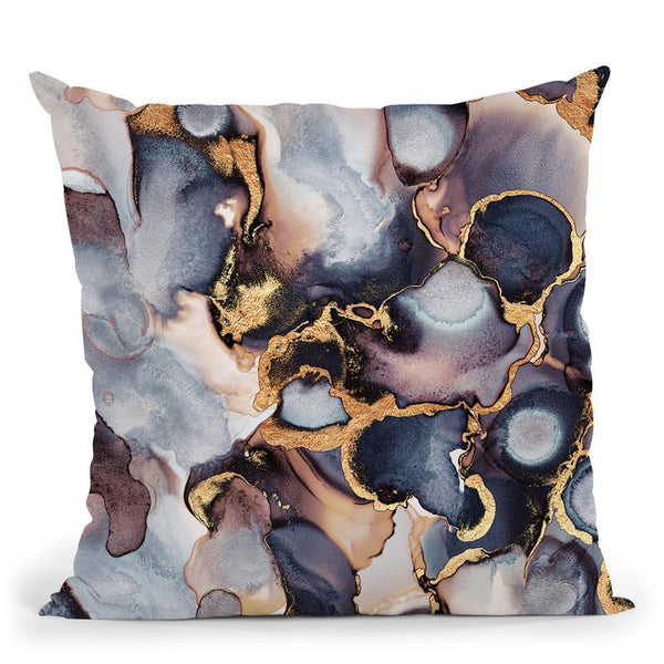 Dreamy Ink Throw Pillow By Elisabeth Fedrikson