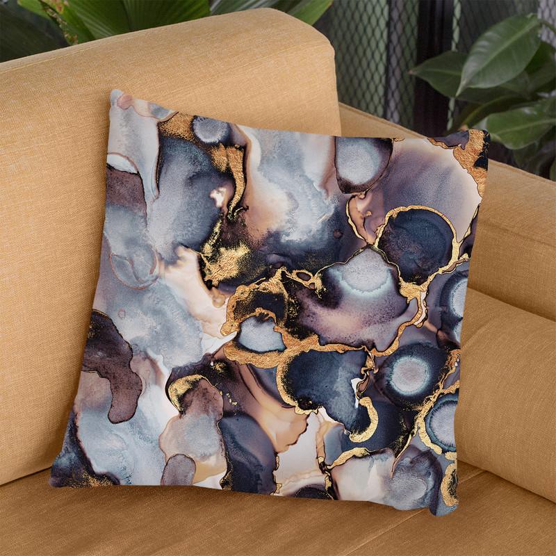 Dreamy Ink Throw Pillow By Elisabeth Fedrikson