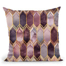 Dreamy Stained Glass Throw Pillow By Elisabeth Fedrikson