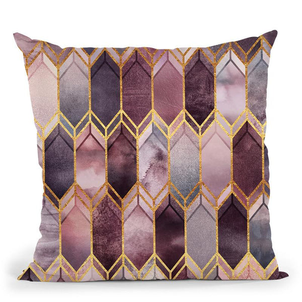 Dreamy Stained Glass Throw Pillow By Elisabeth Fedrikson
