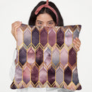 Dreamy Stained Glass Throw Pillow By Elisabeth Fedrikson