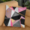 Geometry Pink Throw Pillow By Elisabeth Fedrikson